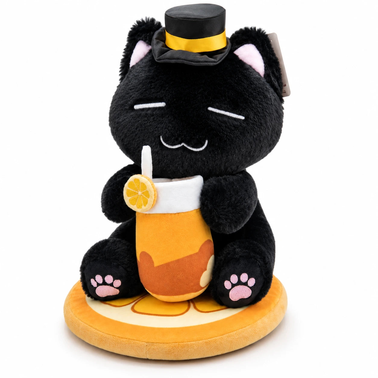Lord of Mysteries Black Cat Tea Cup Plush Doll