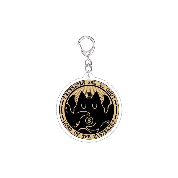 Lord of the Mysteries Coin Keychain – Lucky Cat Acrylic Keyring
