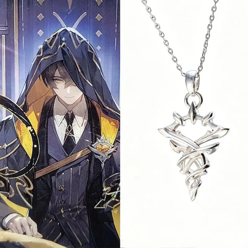 Lord of Mysteries Klein Moretti The Fool Emblem Necklace