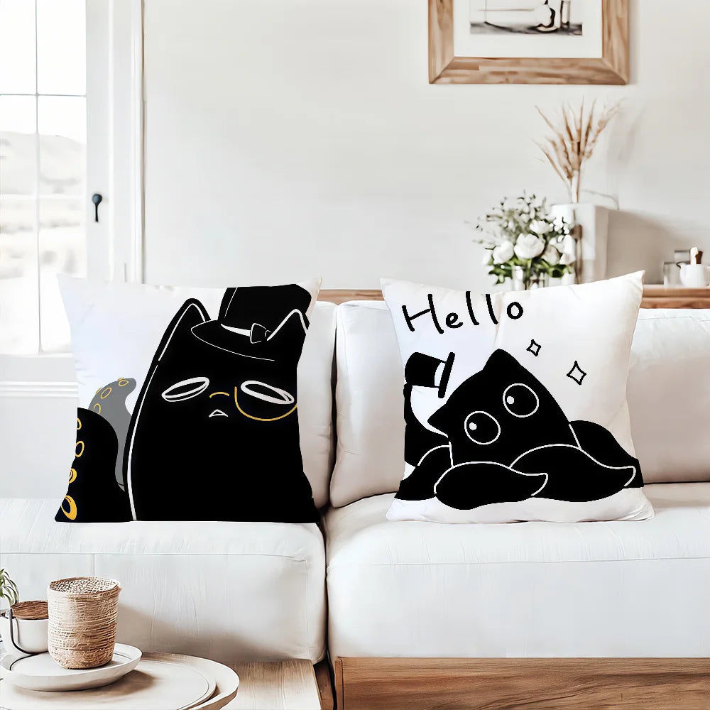 Lord of Mysteries Black Cat Mystery pillow