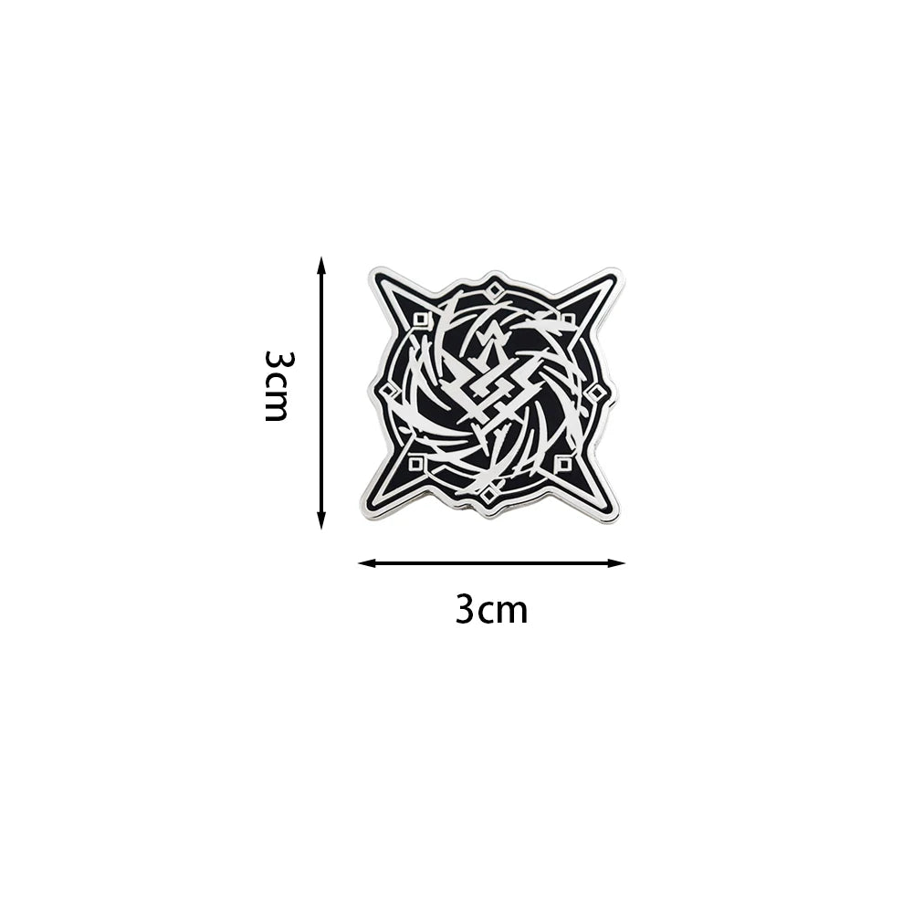 Lord of the Mysteries Storm Pathway Symbol Button Pin