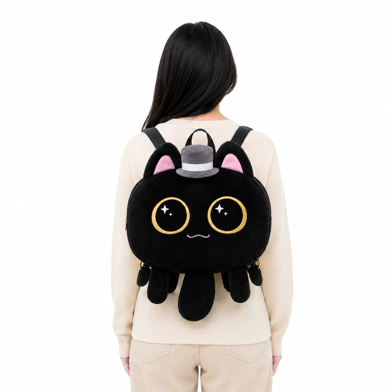 Lord of Mysteries Maumet Cat Plush Ita Bag Backpack