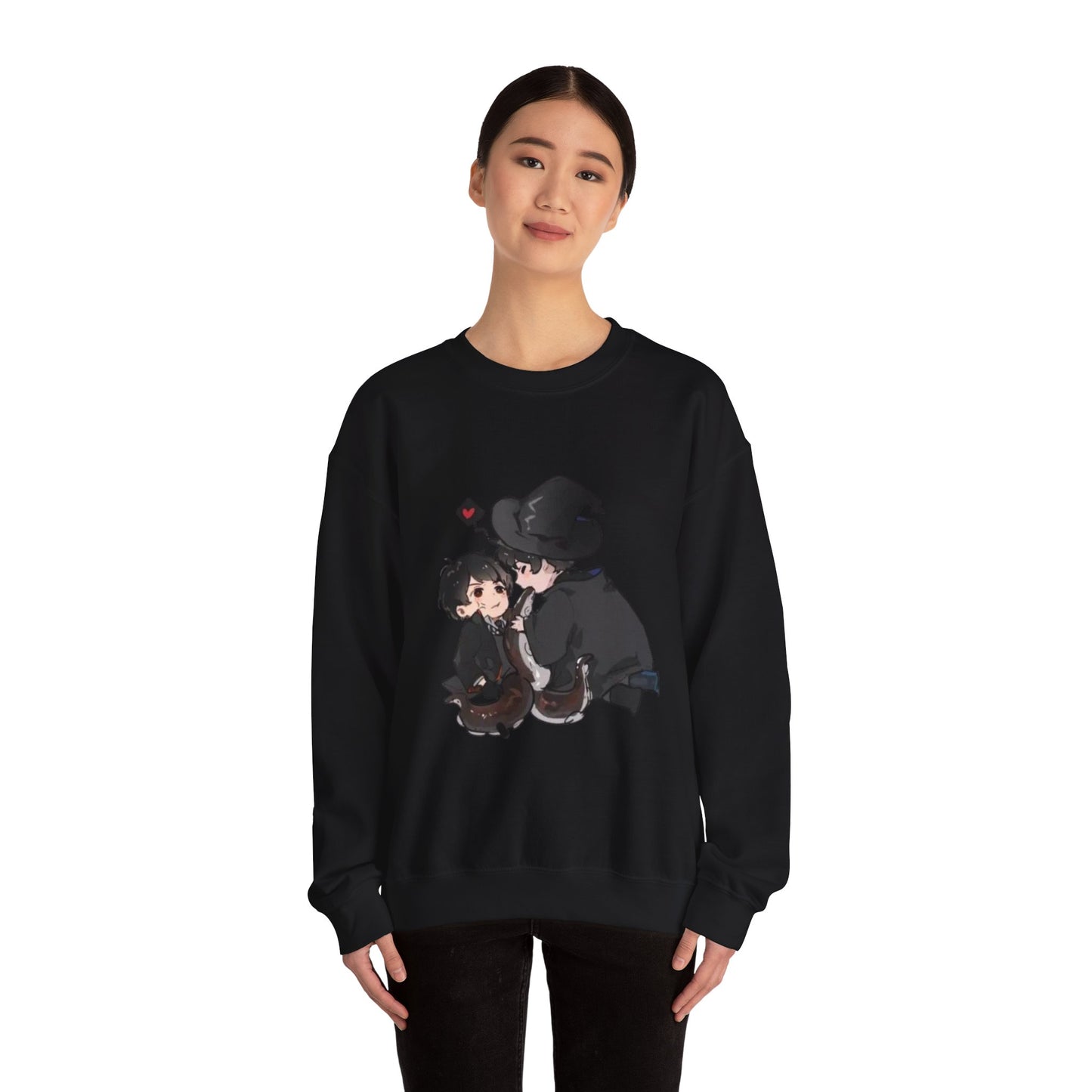 Anime Lord of Mysteries Chibi Duo Black Sweatshirt