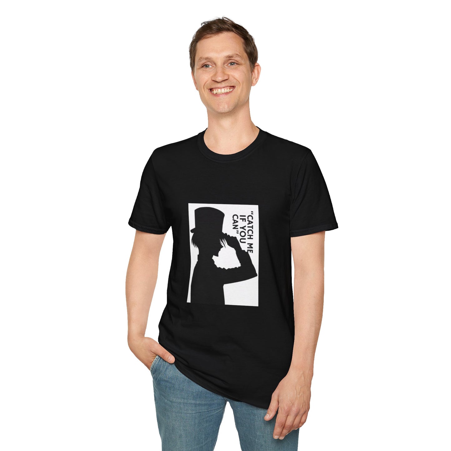 Anime Lord of Mysteries Klein Moretti Catch Me If You Can Black T-Shirt