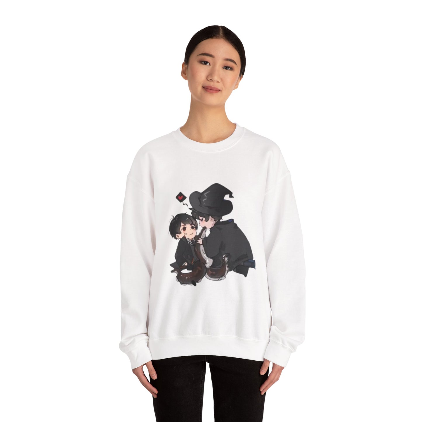 Anime Lord of Mysteries Chibi Duo White Sweatshirt