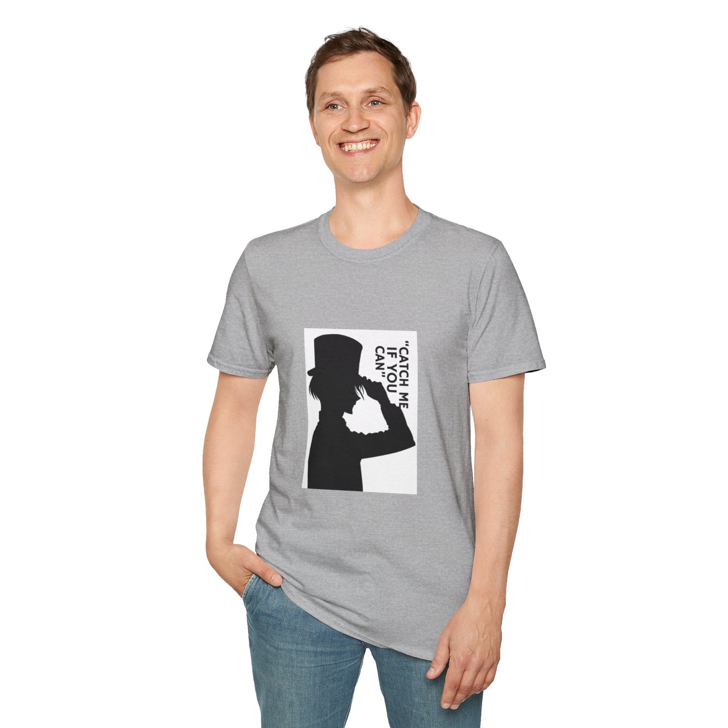 Anime Lord of Mysteries Klein Moretti Catch Me If You Can Gray T-Shirt