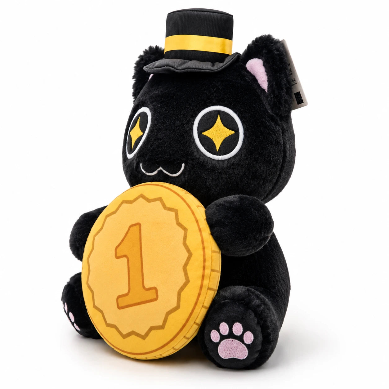 Lord of Mysteries Black Cat Gold Coin Plush Doll