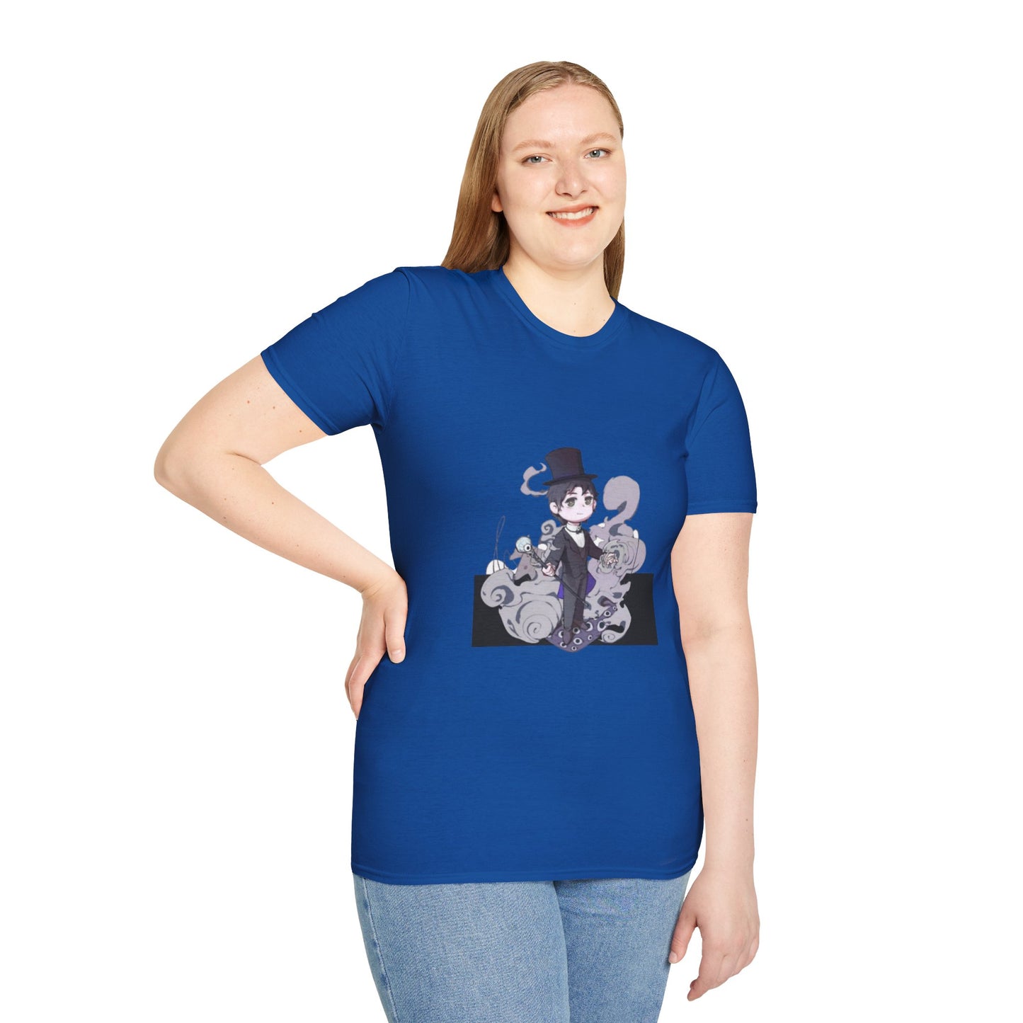 Anime Lord of Mysteries Klein Moretti Chibi Magician Blue T-Shirt