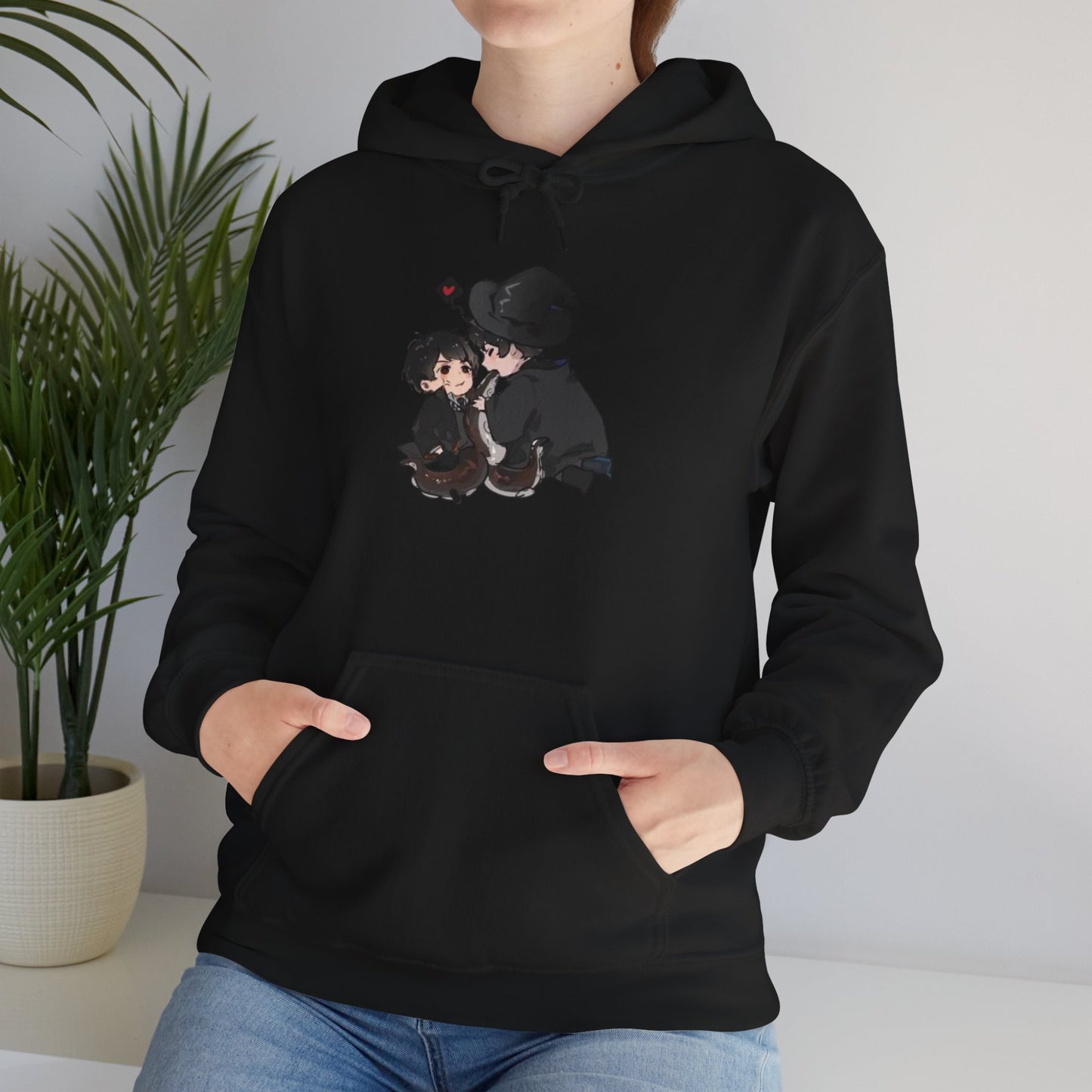 Anime Lord of Mysteries Chibi Duo Black Hoodie