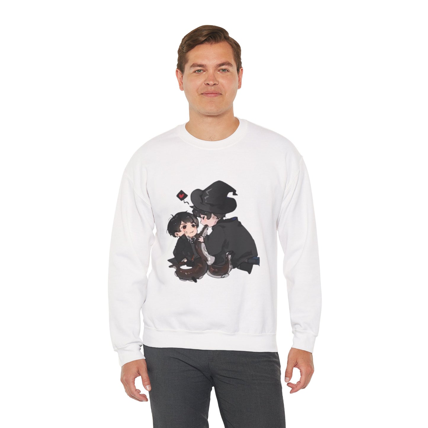 Anime Lord of Mysteries Chibi Duo White Sweatshirt