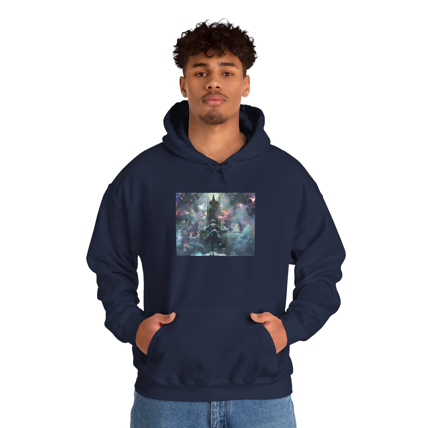 Klein Moretti “Above the Fog” Navy Blue Hoodie – Lord of the Mysteries