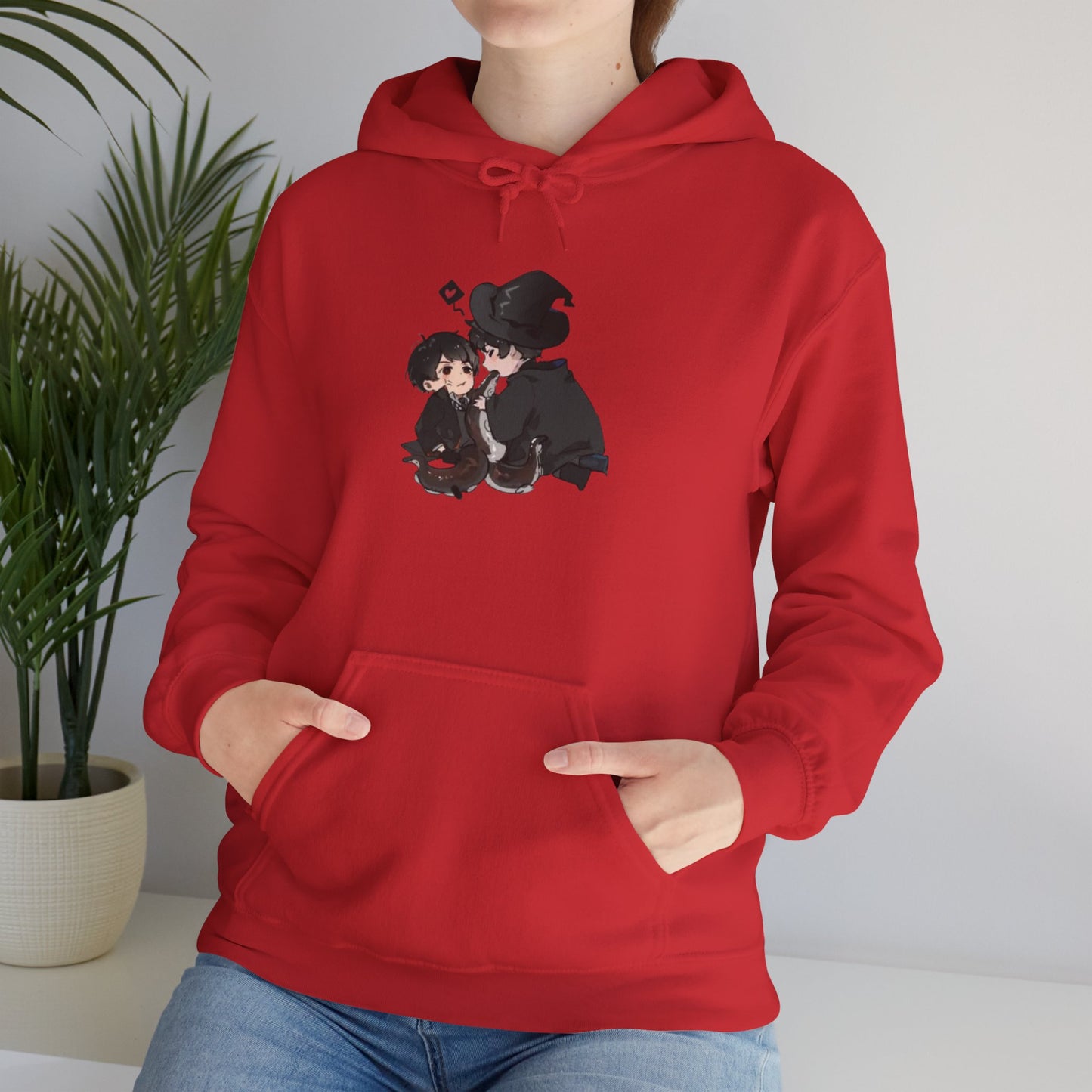 Anime Lord of Mysteries Chibi Duo Red Hoodie
