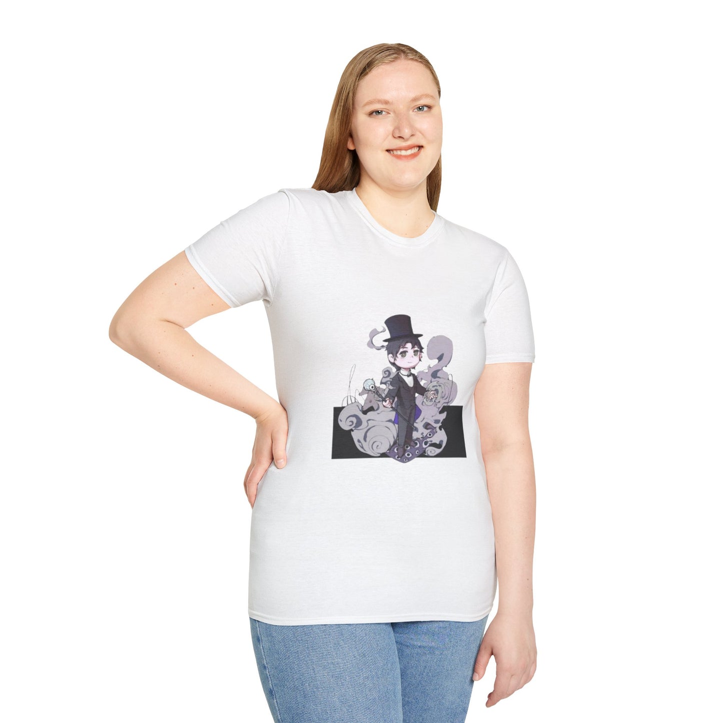 Anime Lord of Mysteries Klein Moretti Chibi Magician White T-Shirt