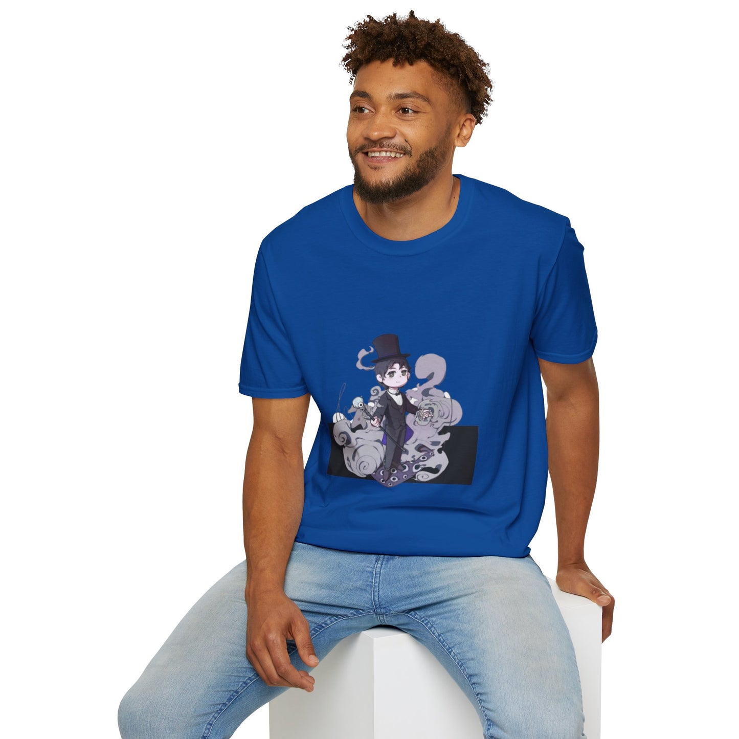 Anime Lord of Mysteries Klein Moretti Chibi Magician Blue T-Shirt