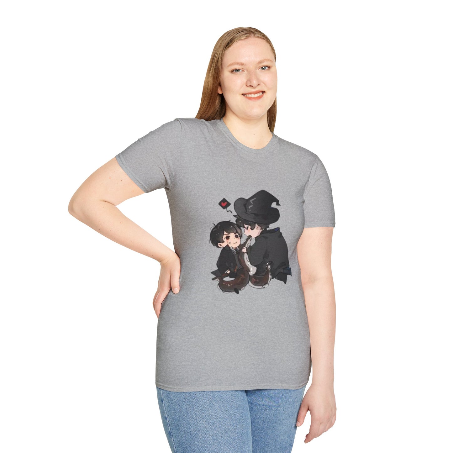 Anime Lord of Mysteries Chibi Duo Gray T-Shirt