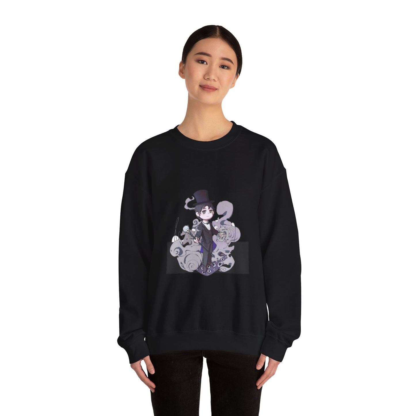 Anime Lord of Mysteries Klein Moretti Chibi Magician Black Sweatshirt