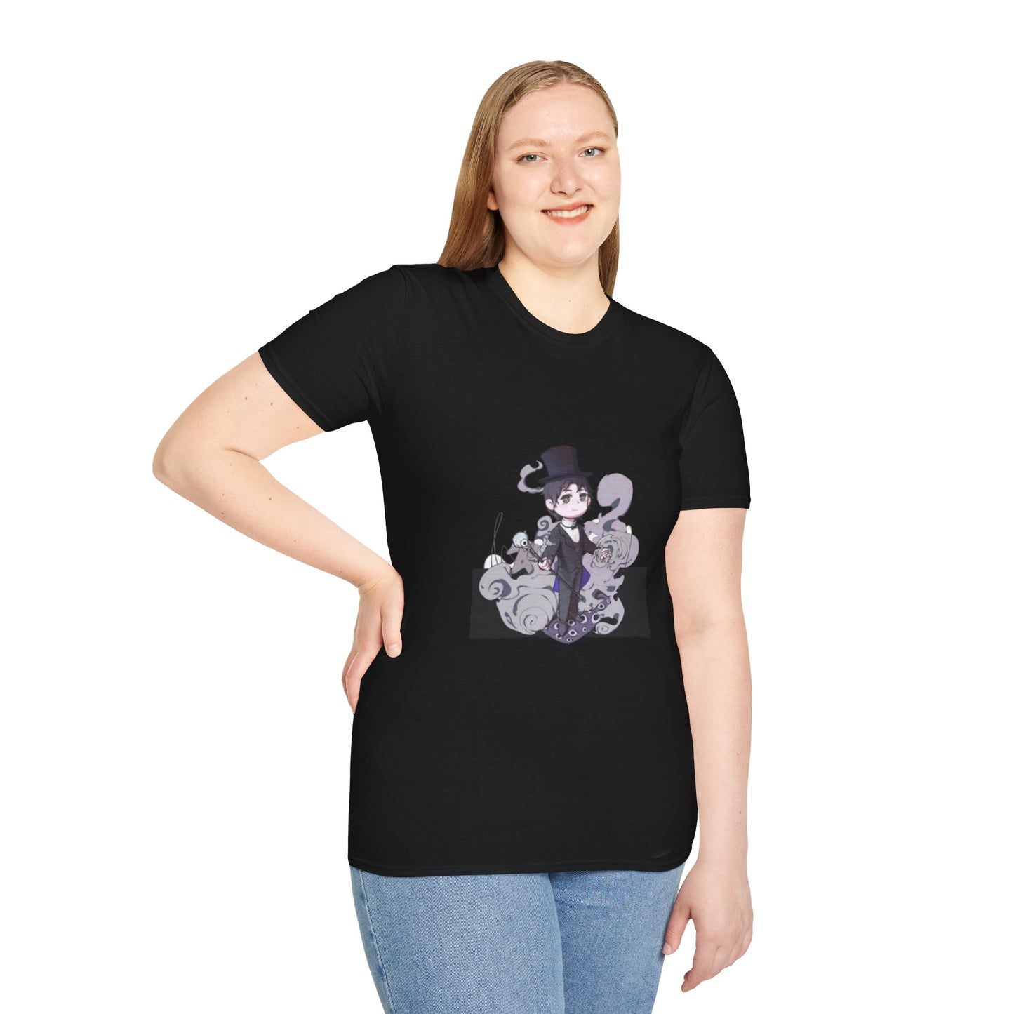 Anime Lord of Mysteries Klein Moretti Chibi Magician Black T-Shirt