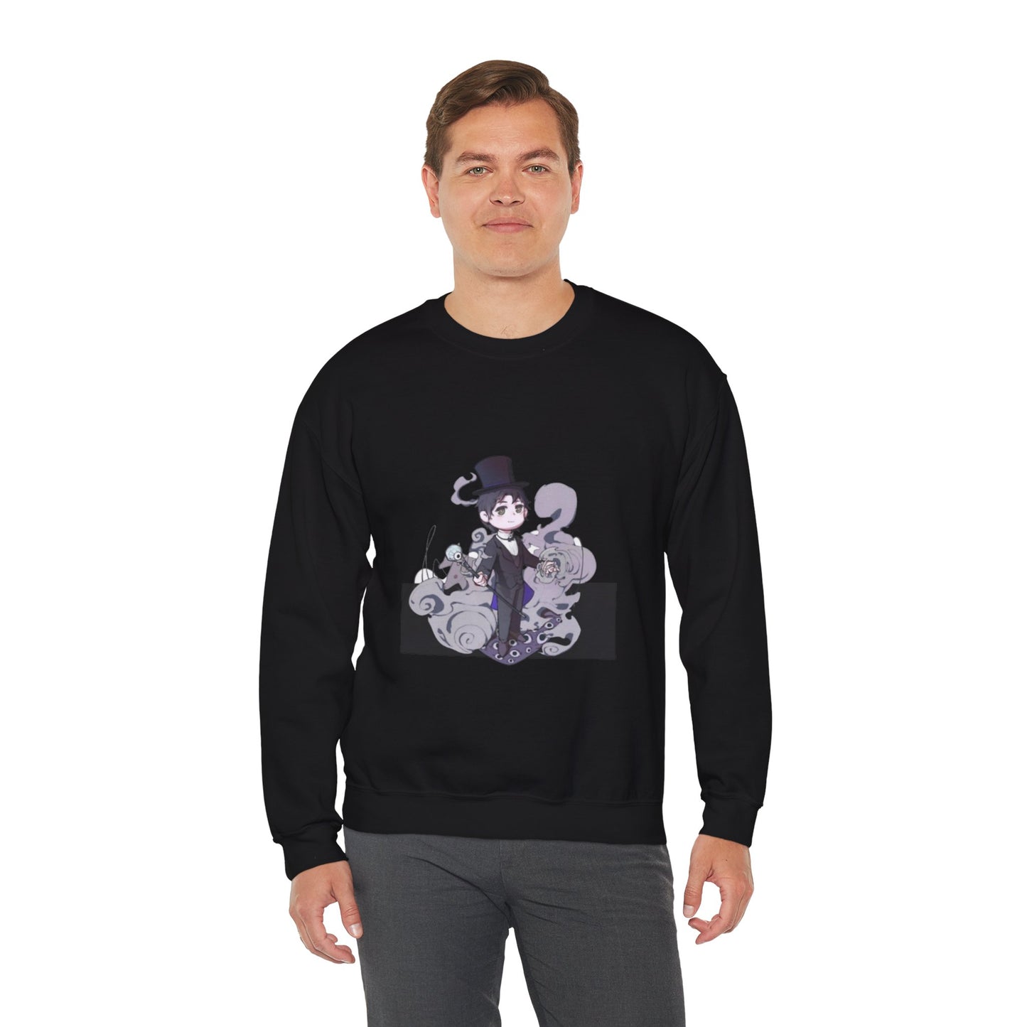 Anime Lord of Mysteries Klein Moretti Chibi Magician Black Sweatshirt
