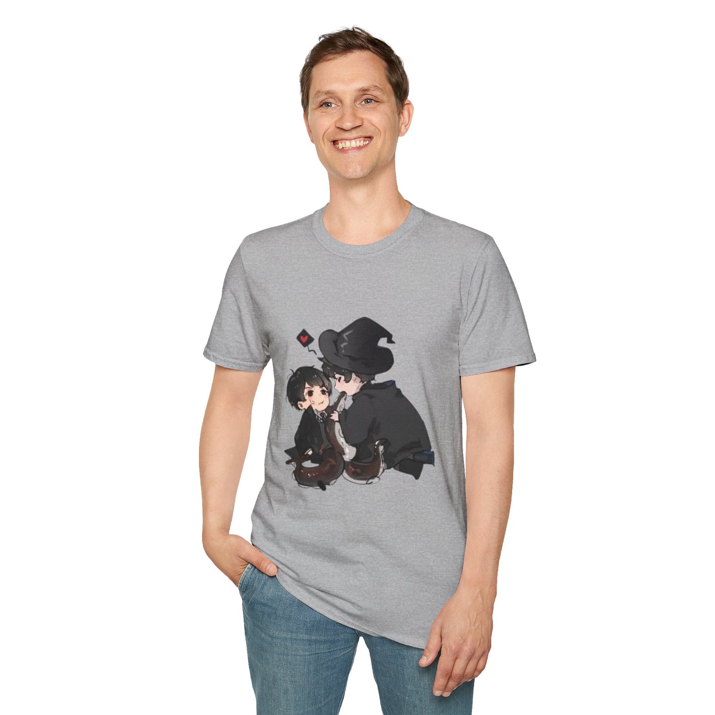 Anime Lord of Mysteries Chibi Duo Gray T-Shirt