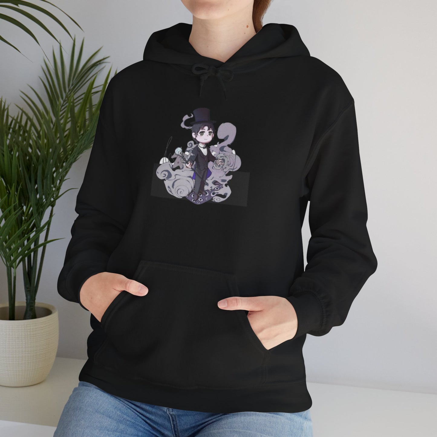 Anime Lord of Mysteries Klein Moretti Chibi Magician Black Hoodie