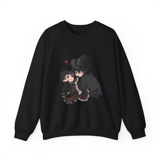Anime Lord of Mysteries Chibi Duo Black Sweatshirt