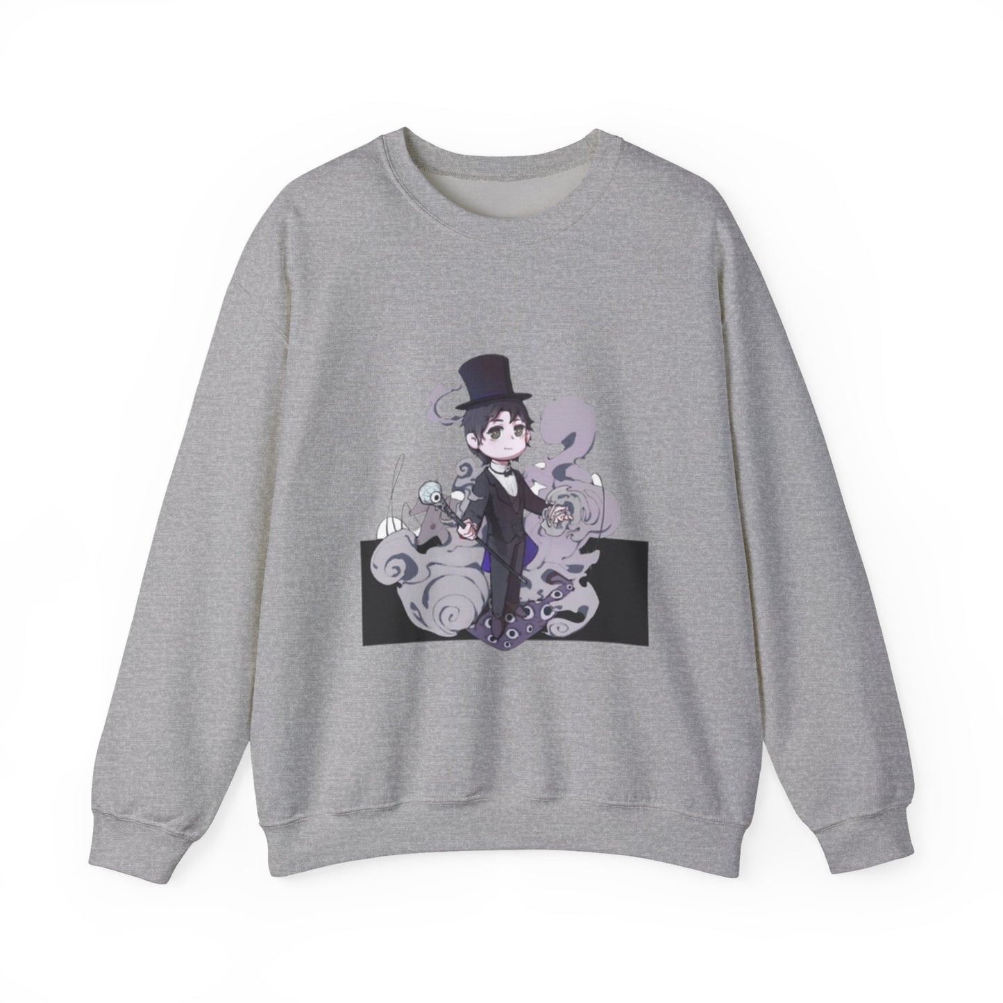 Anime Lord of Mysteries Klein Moretti Chibi Magician Gray Sweatshirt