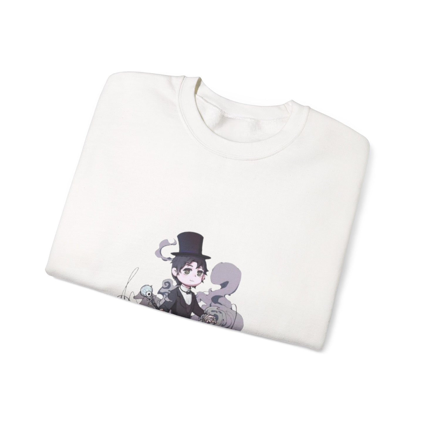 Anime Lord of Mysteries Klein Moretti Chibi Magician White Sweatshirt