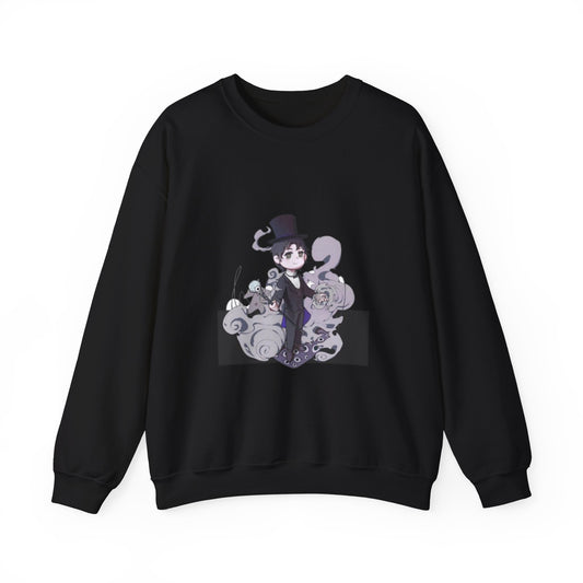 Anime Lord of Mysteries Klein Moretti Chibi Magician Black Sweatshirt