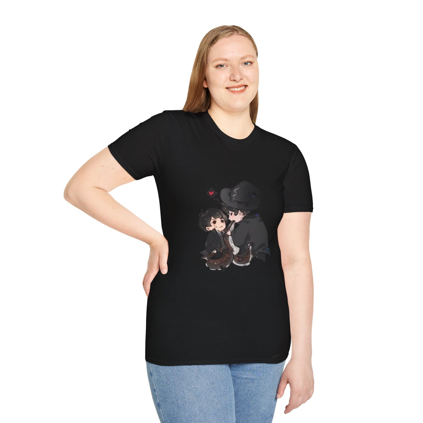 Anime Lord of Mysteries Chibi Duo Black T-Shirt