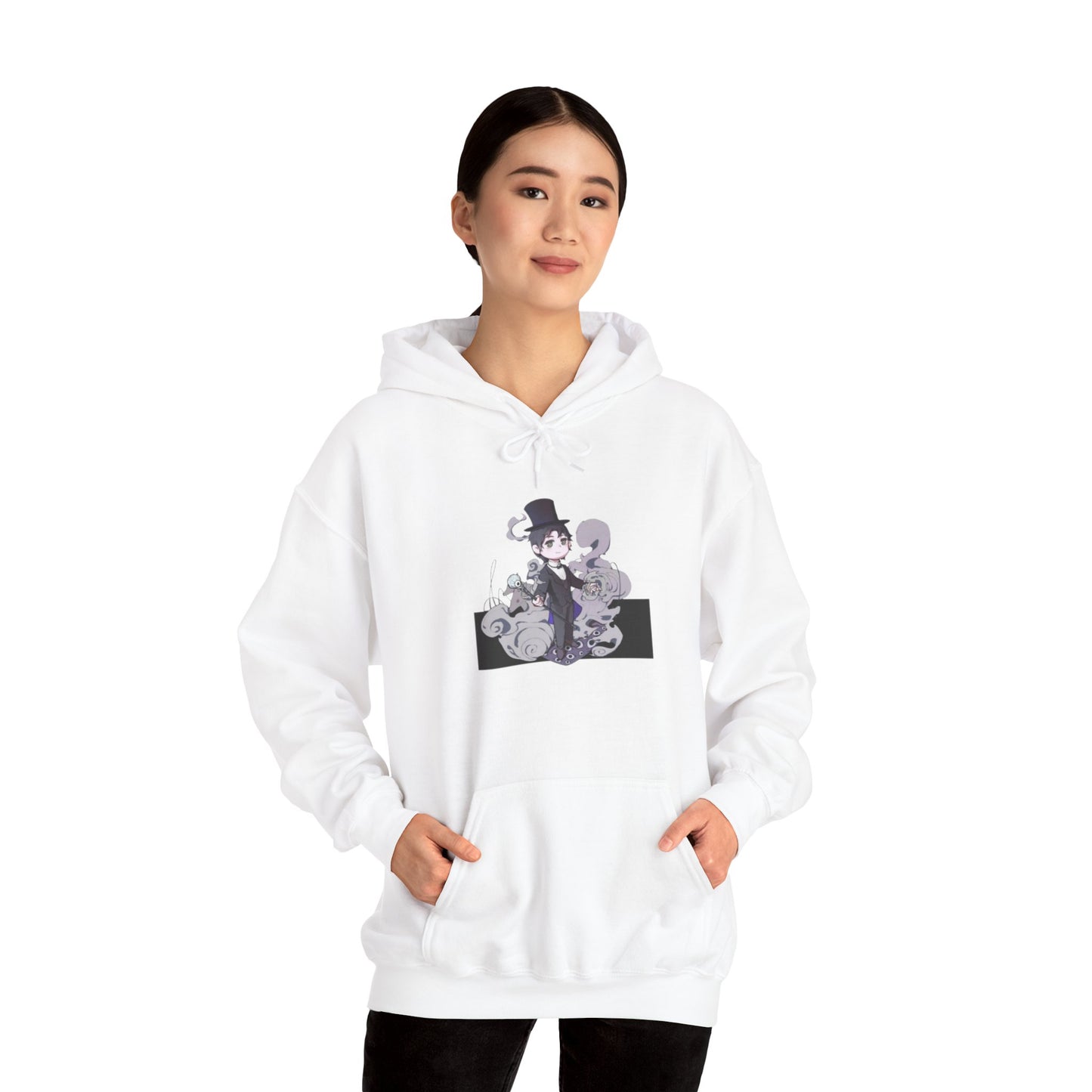 Anime Lord of Mysteries Klein Moretti Chibi Magician White Hoodie