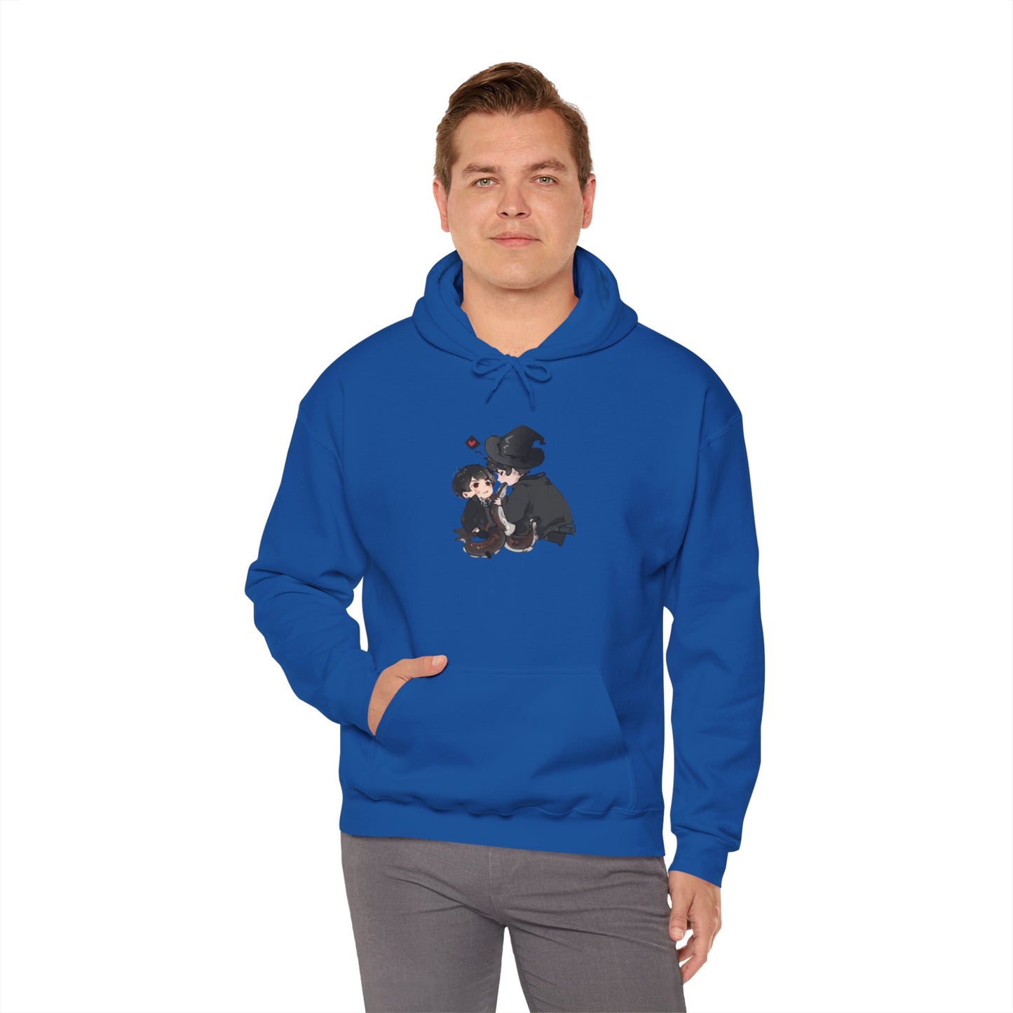 Anime Lord of Mysteries Chibi Duo Blue Hoodie