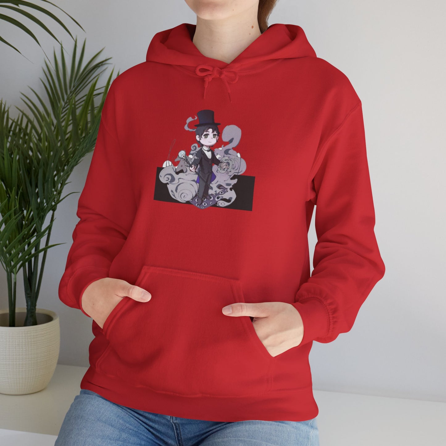 Anime Lord of Mysteries Klein Moretti Chibi Magician Red Hoodie