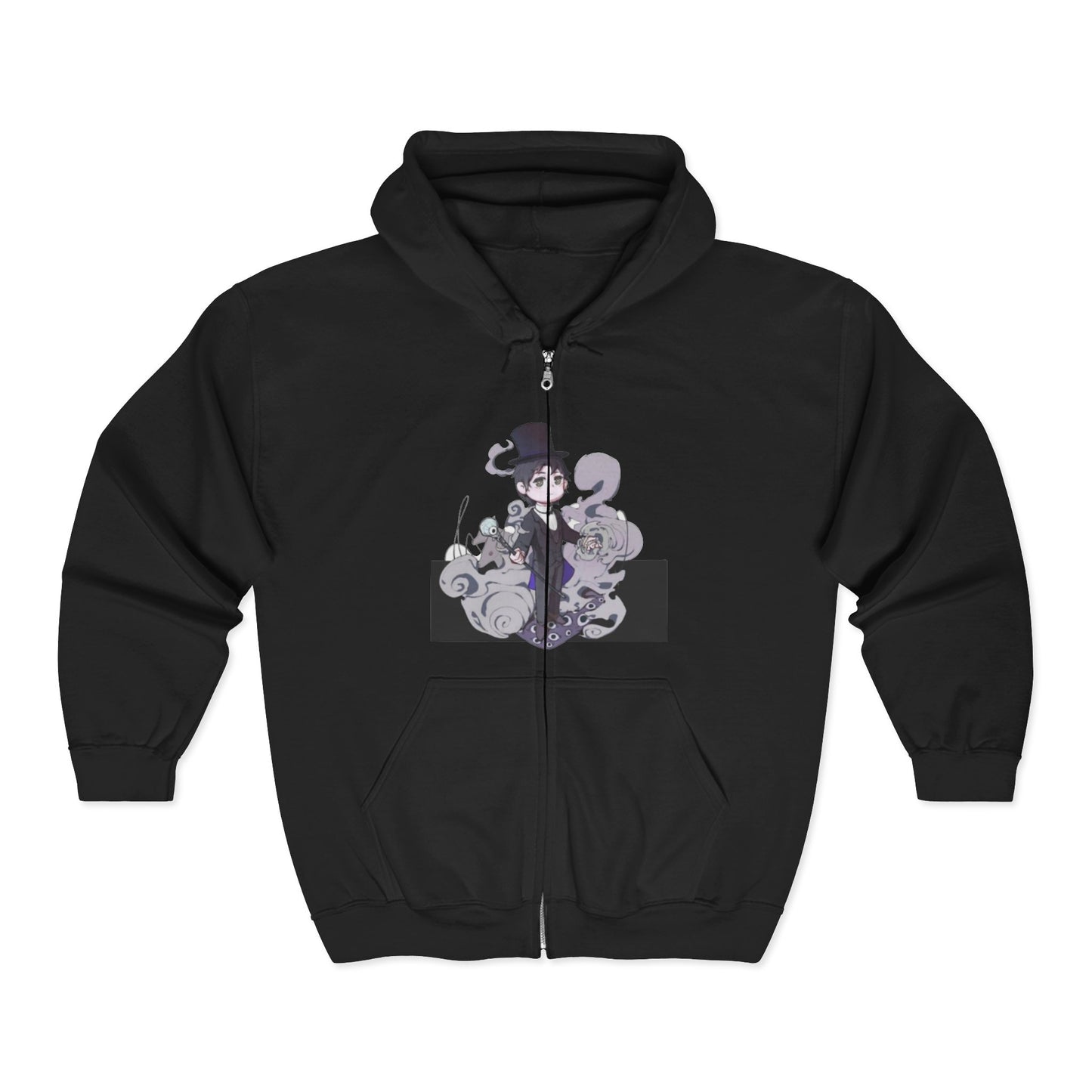 Anime Lord of Mysteries Klein Moretti Chibi Magician Black Zipper Hoodie