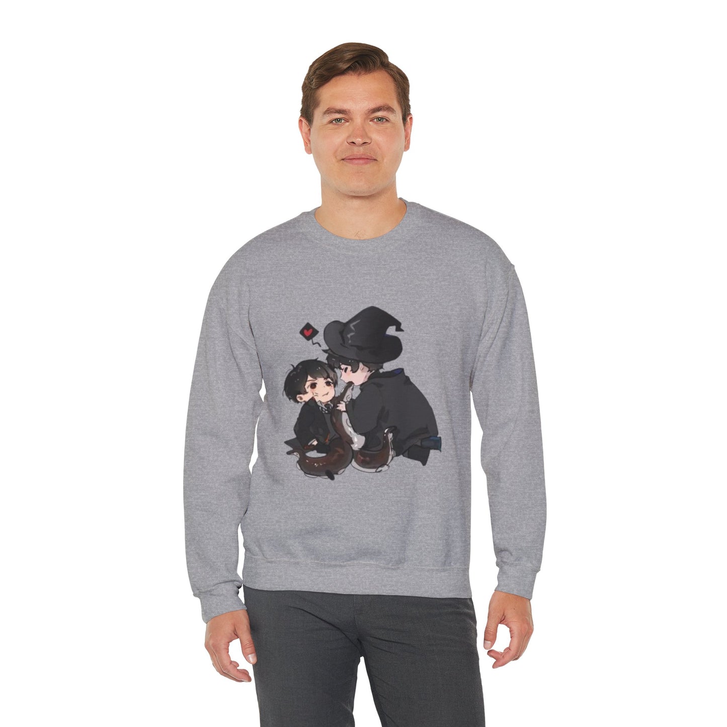 Anime Lord of Mysteries Chibi Duo Gray Sweatshirt