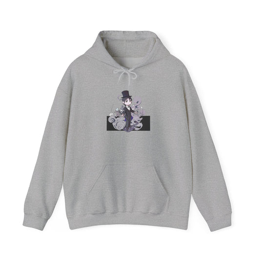 Anime Lord of Mysteries Klein Moretti Chibi Magician Gray Hoodie