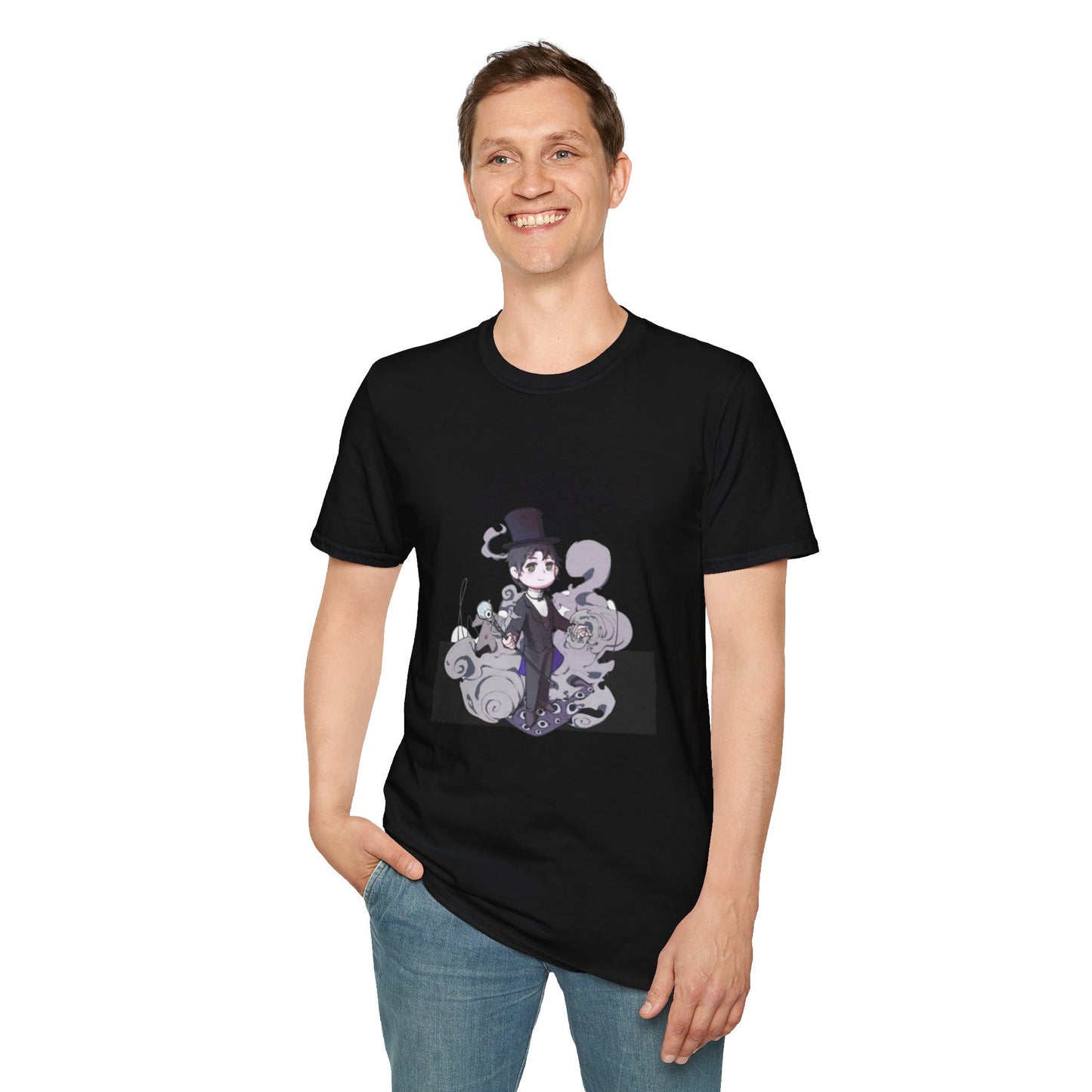 Anime Lord of Mysteries Klein Moretti Chibi Magician Black T-Shirt
