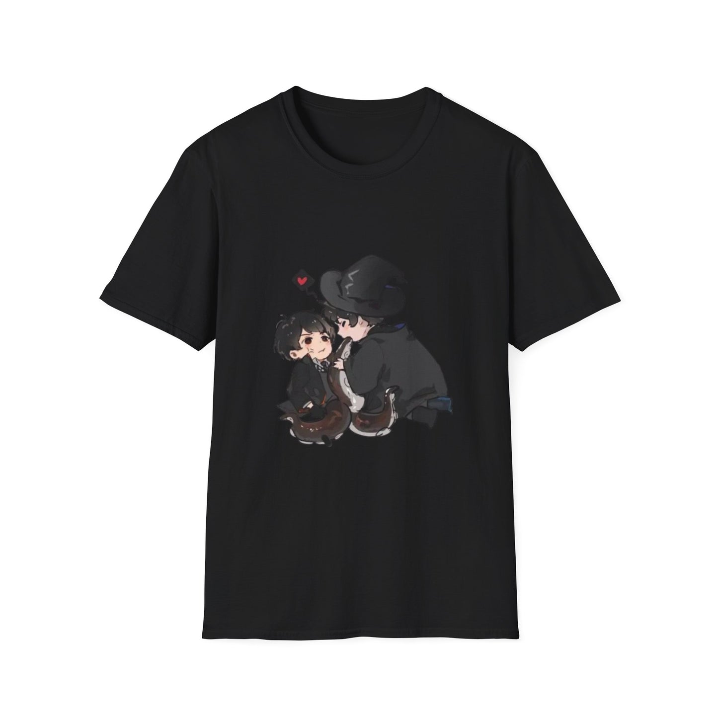 Anime Lord of Mysteries Chibi Duo Black T-Shirt