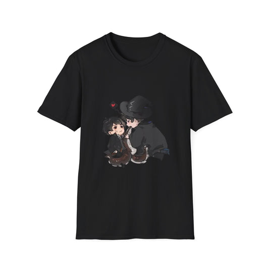 Anime Lord of Mysteries Chibi Duo Black T-Shirt
