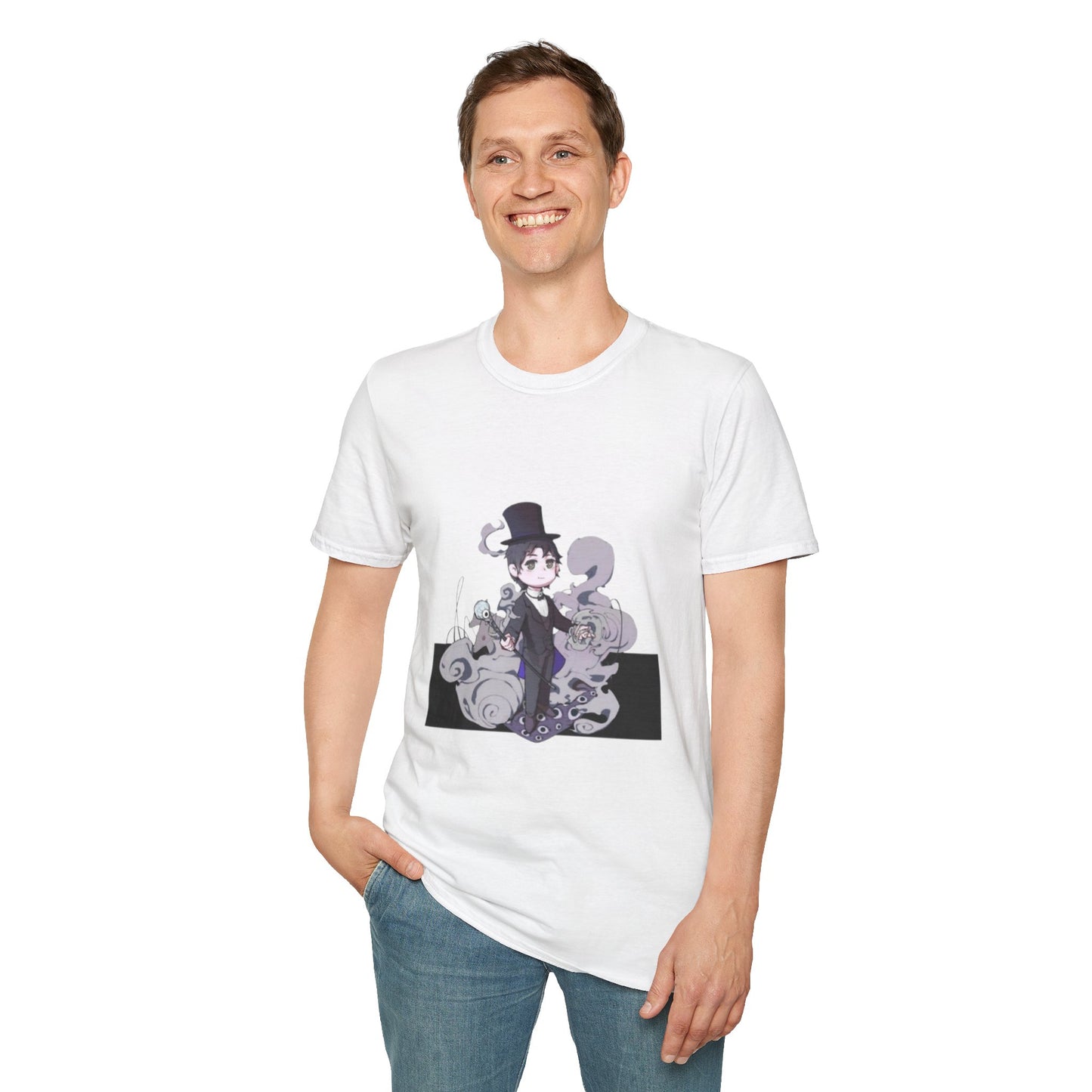 Anime Lord of Mysteries Klein Moretti Chibi Magician White T-Shirt