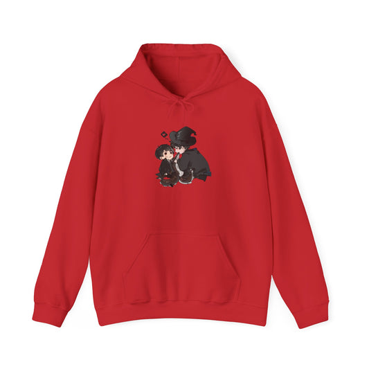 Anime Lord of Mysteries Chibi Duo Red Hoodie