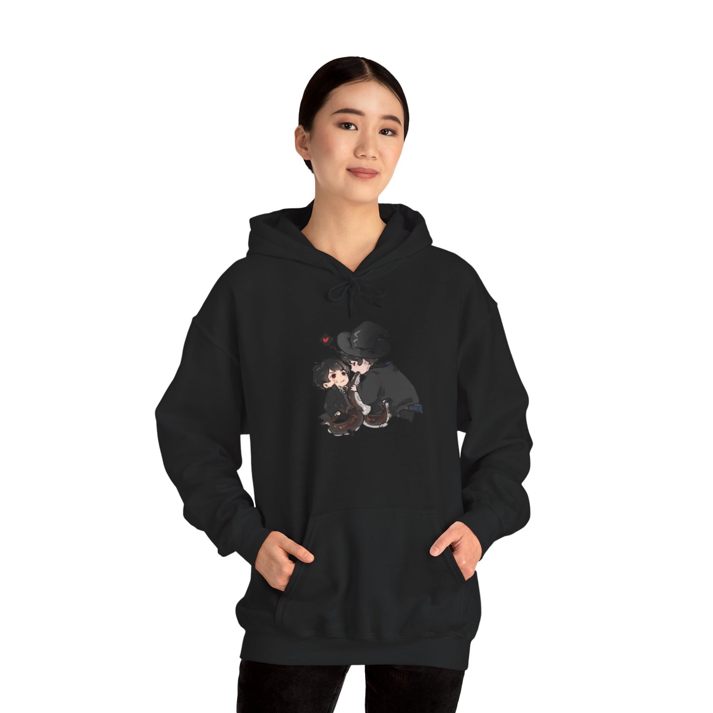 Anime Lord of Mysteries Chibi Duo Black Hoodie