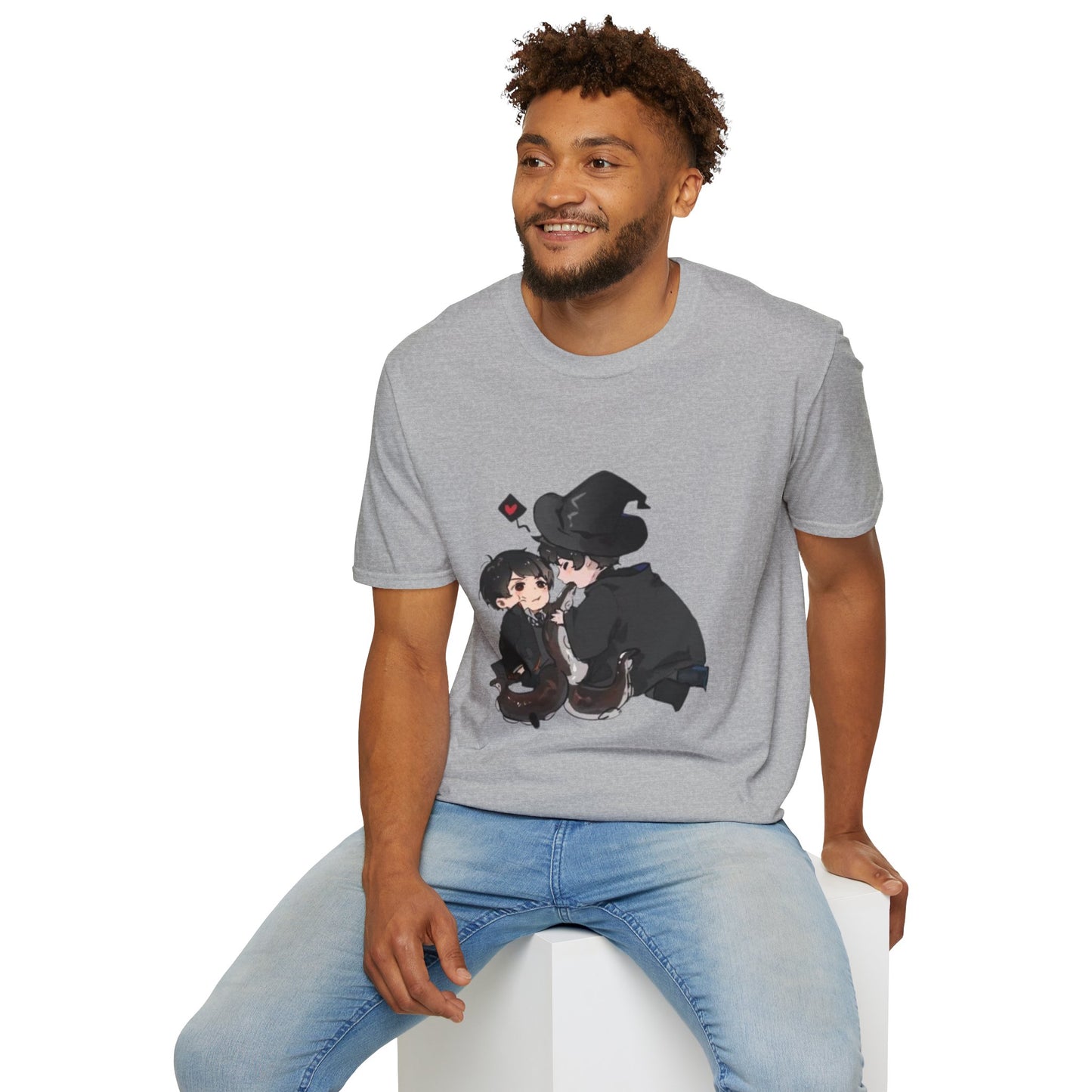 Anime Lord of Mysteries Chibi Duo Gray T-Shirt