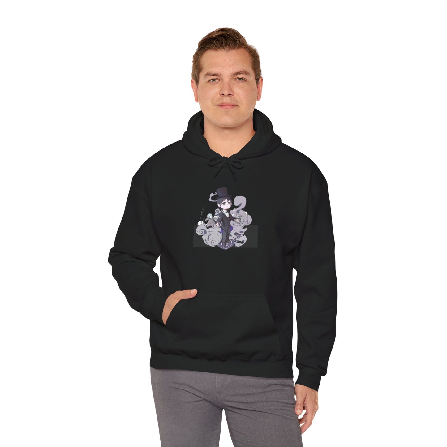 Anime Lord of Mysteries Klein Moretti Chibi Magician Black Hoodie