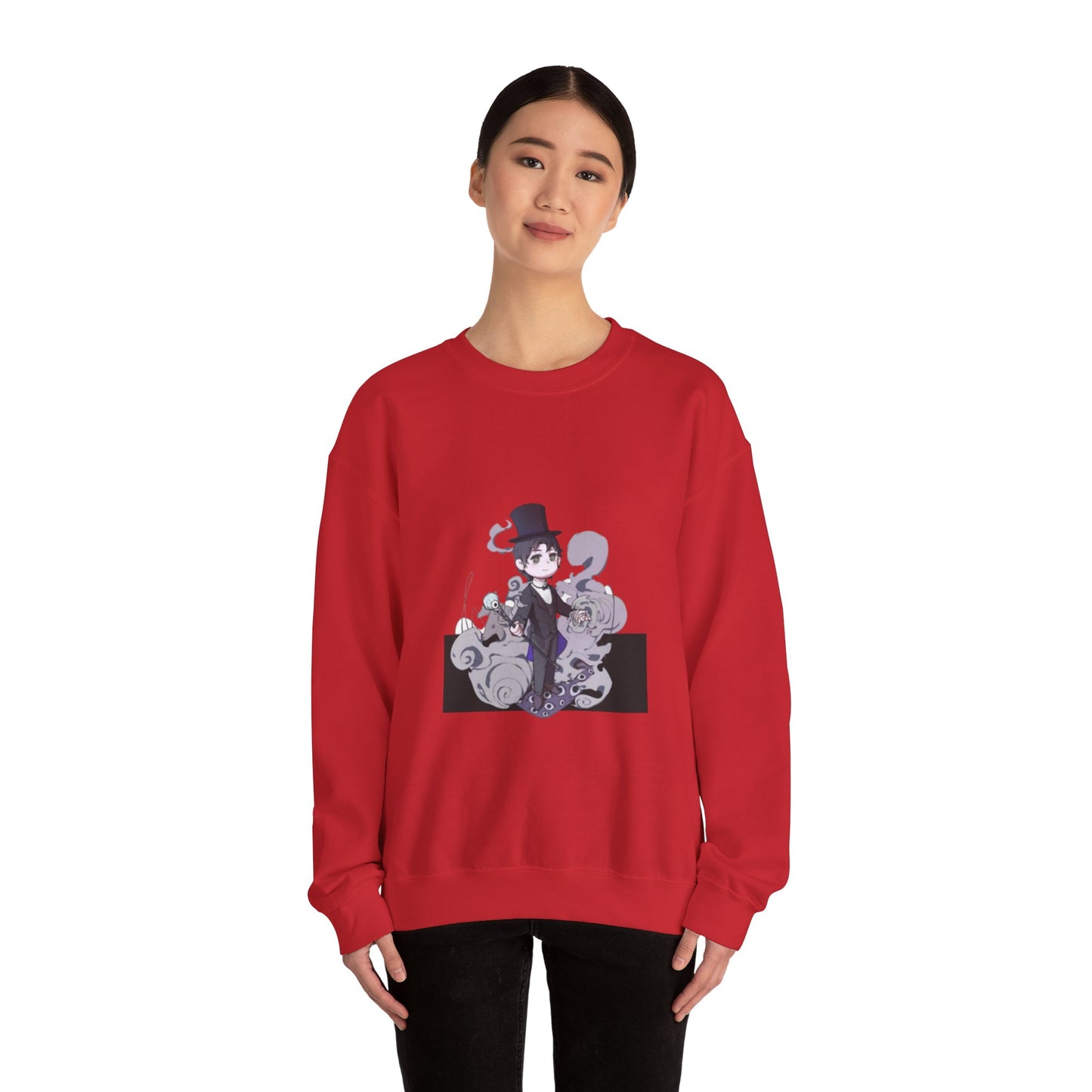 Anime Lord of Mysteries Klein Moretti Chibi Magician Red Sweatshirt