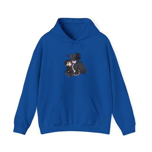 Anime Lord of Mysteries Chibi Duo Blue Hoodie