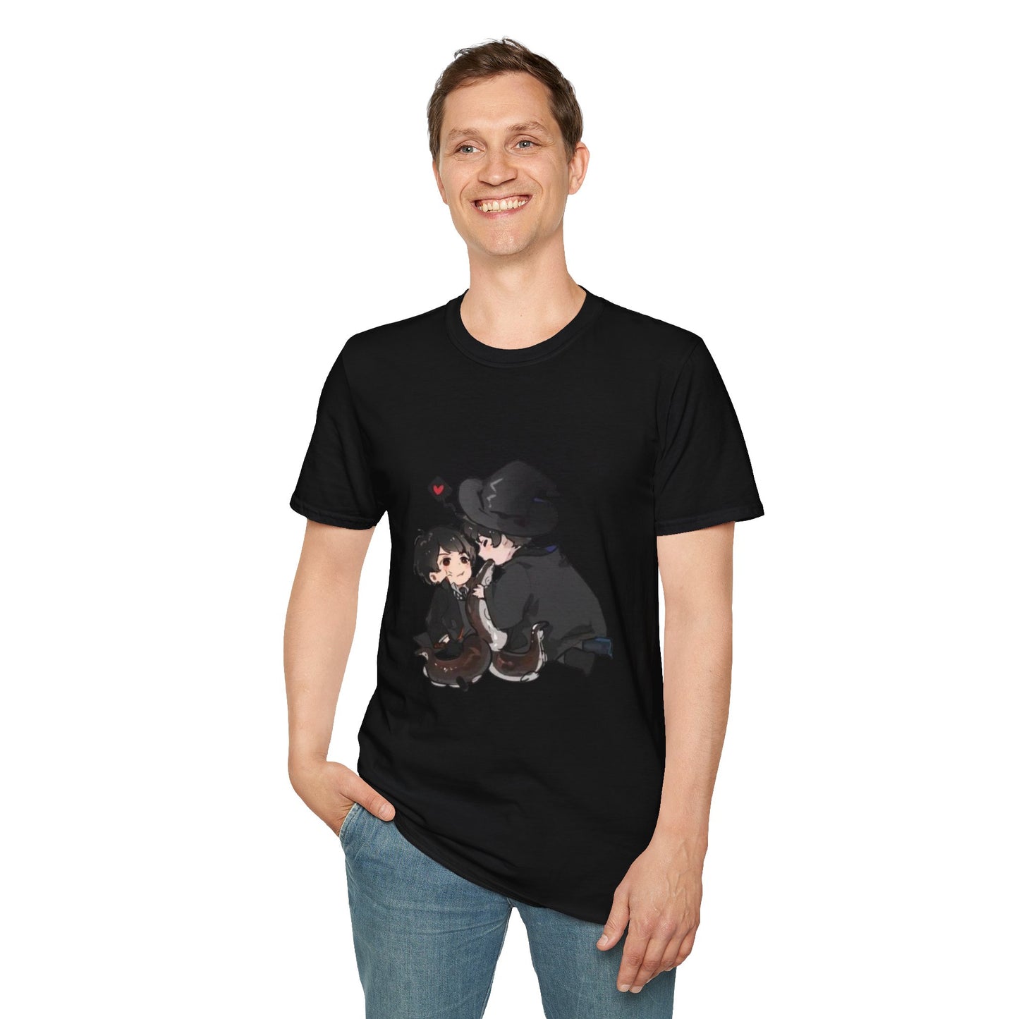 Anime Lord of Mysteries Chibi Duo Black T-Shirt