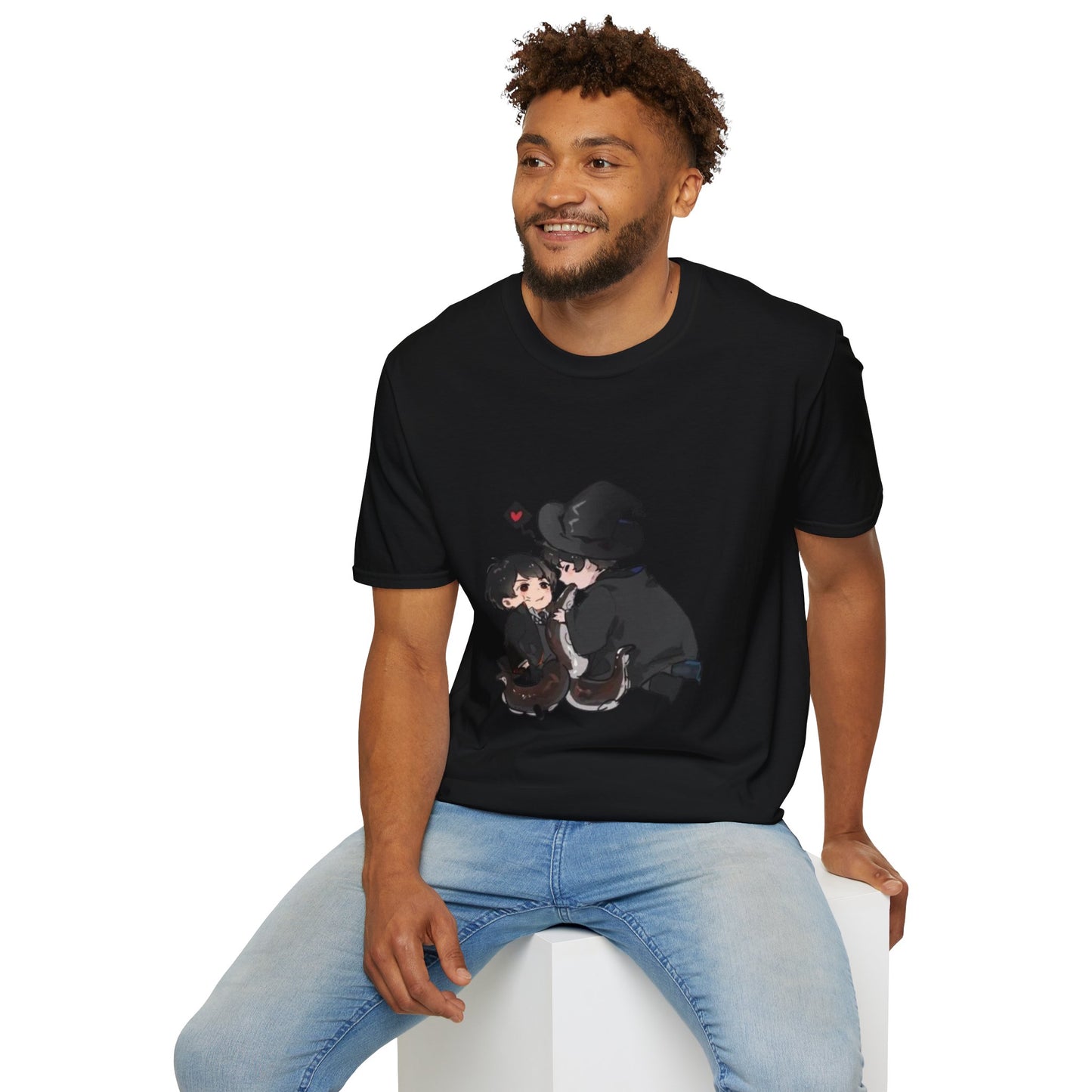 Anime Lord of Mysteries Chibi Duo Black T-Shirt