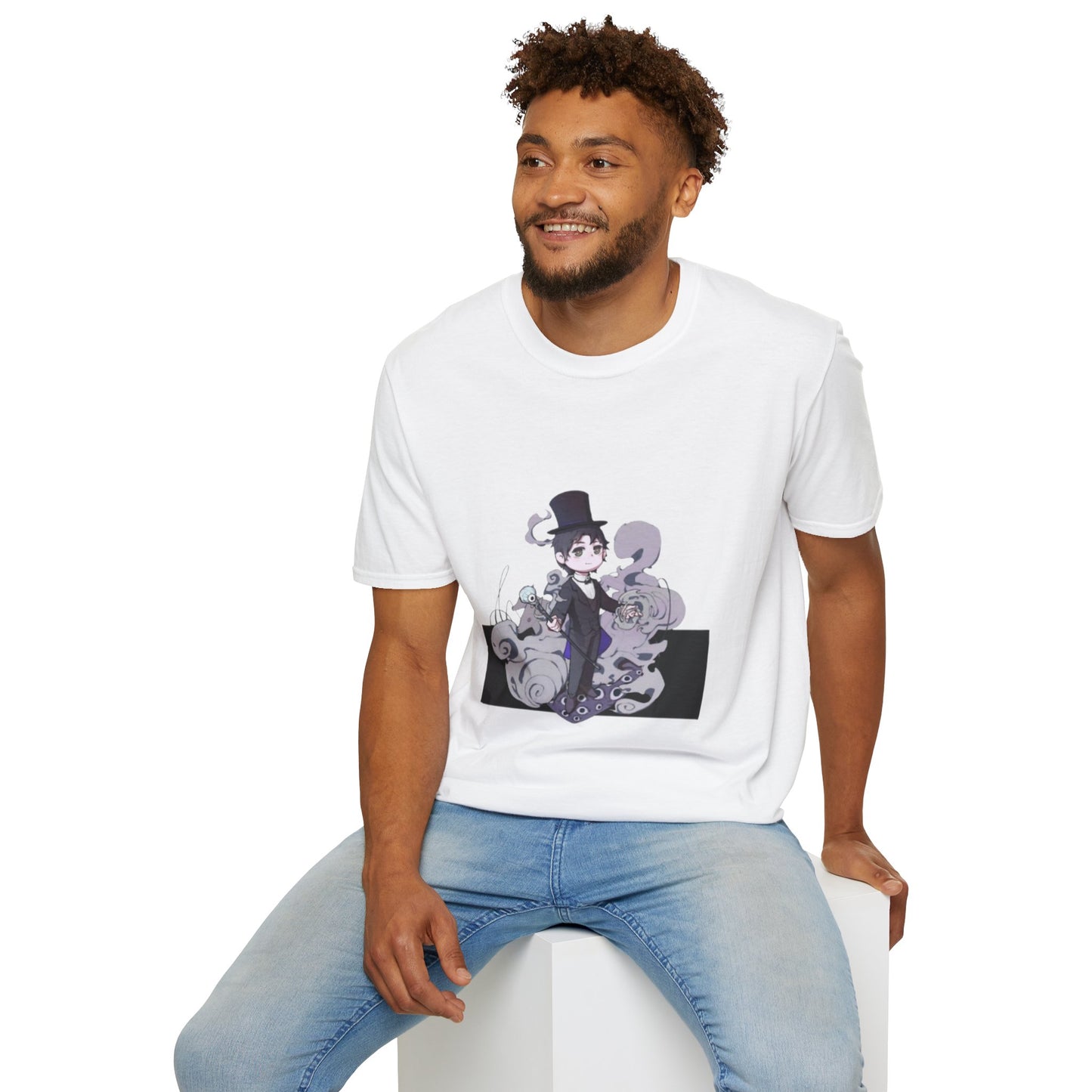 Anime Lord of Mysteries Klein Moretti Chibi Magician White T-Shirt