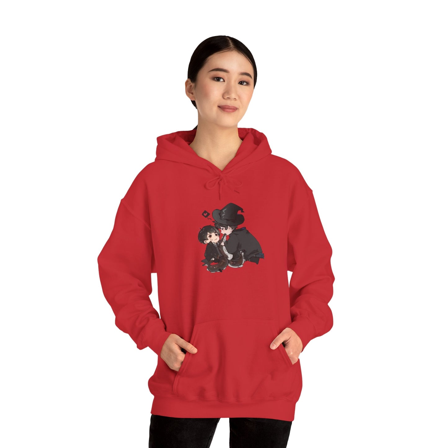 Anime Lord of Mysteries Chibi Duo Red Hoodie