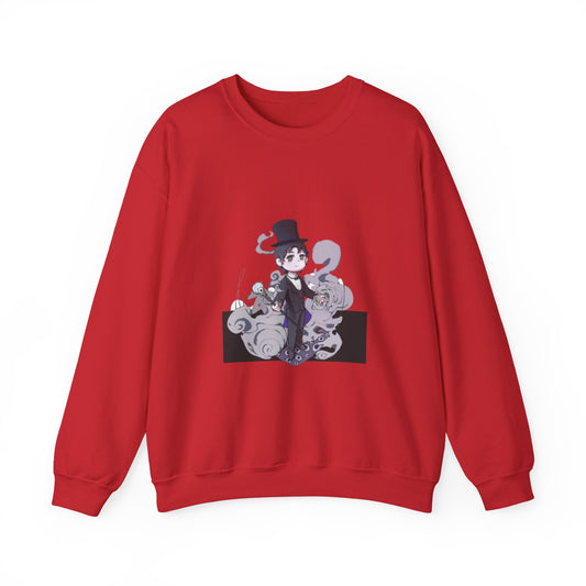 Anime Lord of Mysteries Klein Moretti Chibi Magician Red Sweatshirt